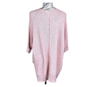 Love..Ady v-neck asymmetric opened knit sweater- S